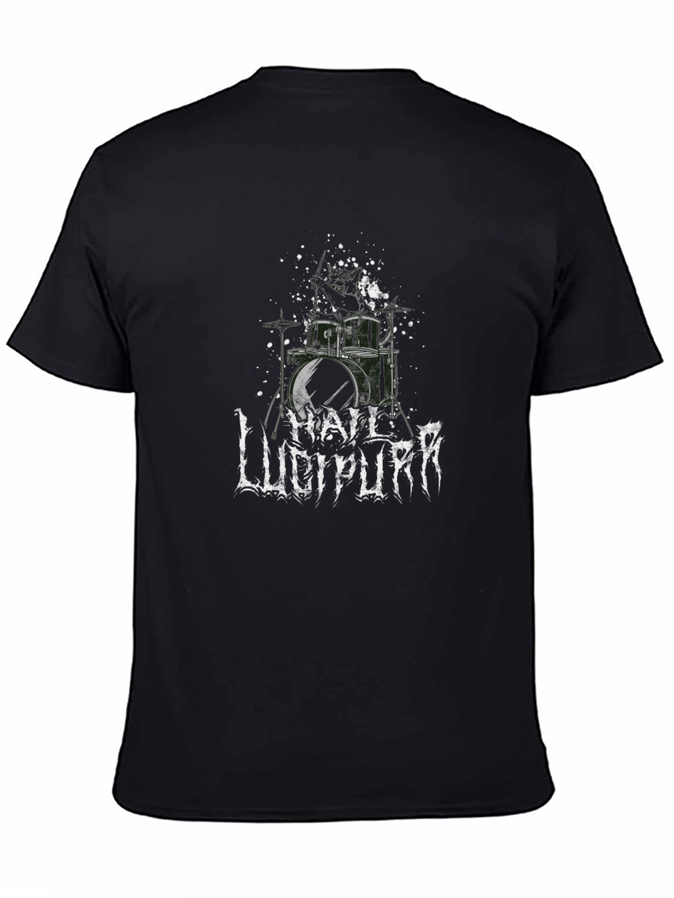 Hail Lucipurr Black T-Shirt