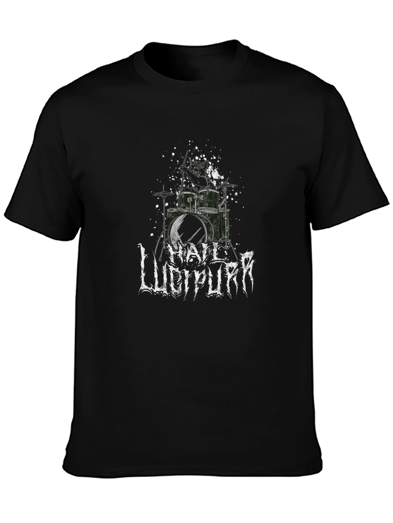 Hail Lucipurr Black T-Shirt
