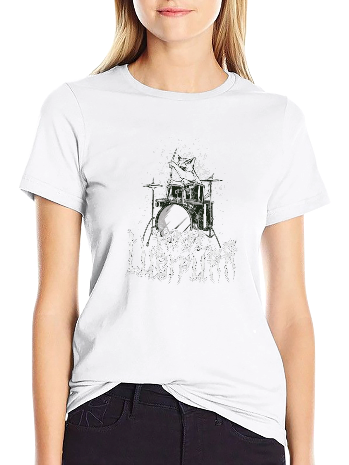 Hail Lucipurr Black T-Shirt