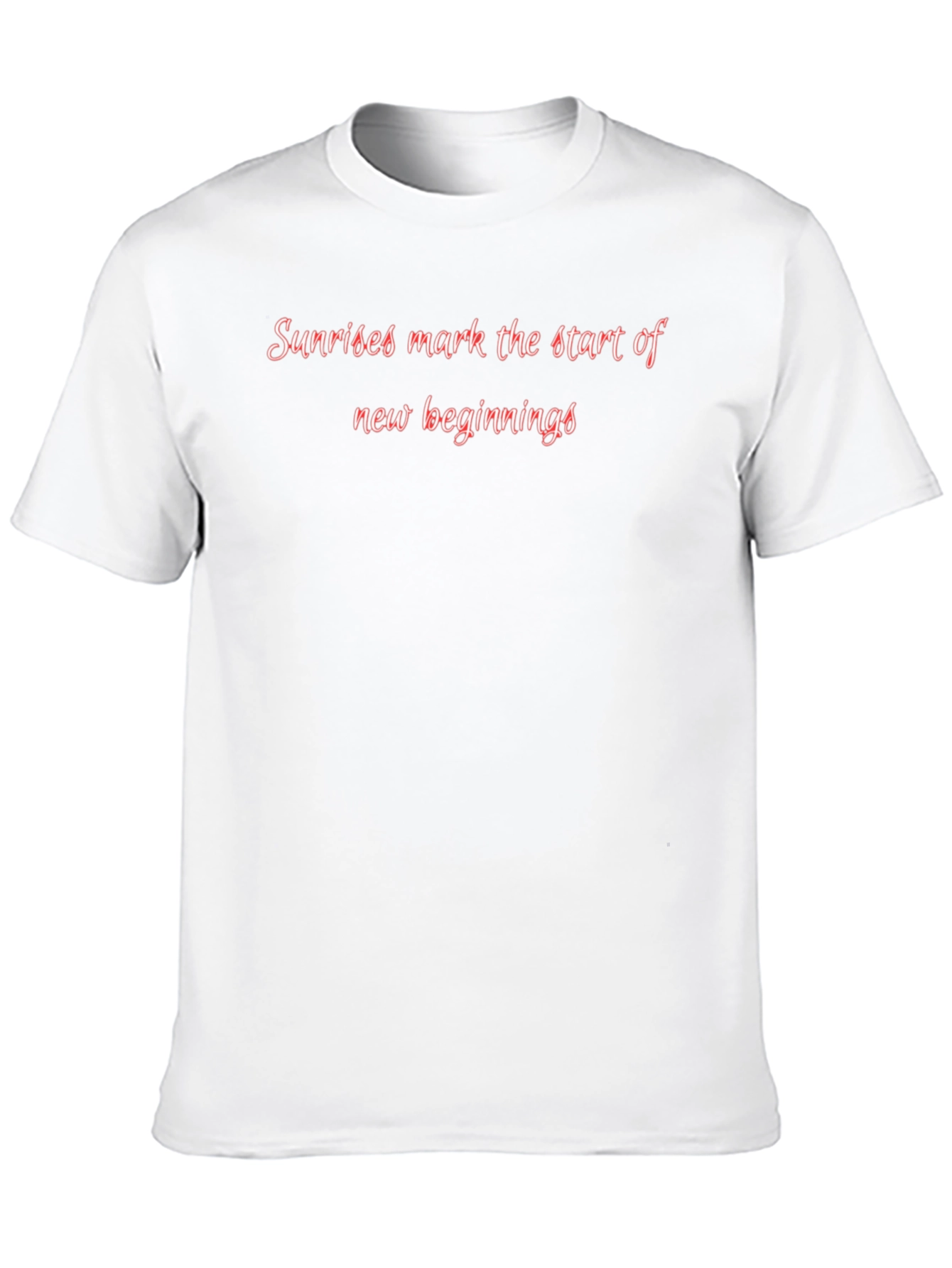 Sunrise Beginnings Black T-Shirt