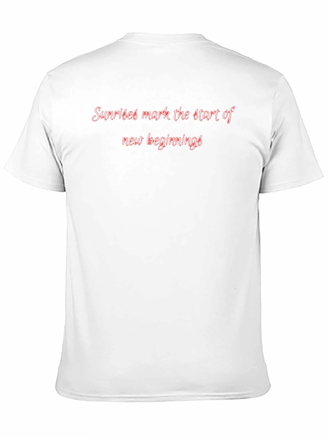 Sunrise Beginnings Black T-Shirt