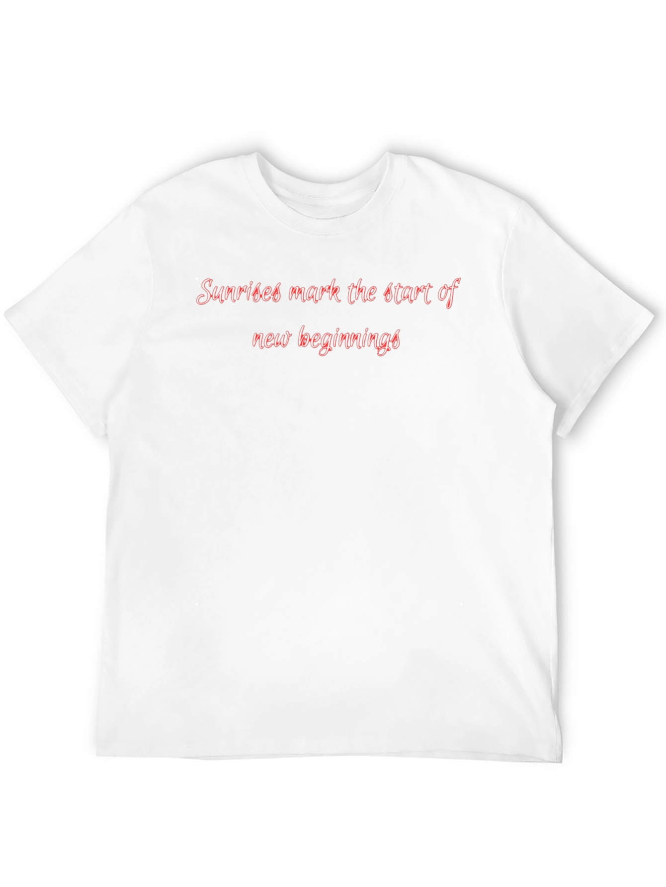 Sunrise Beginnings Black T-Shirt