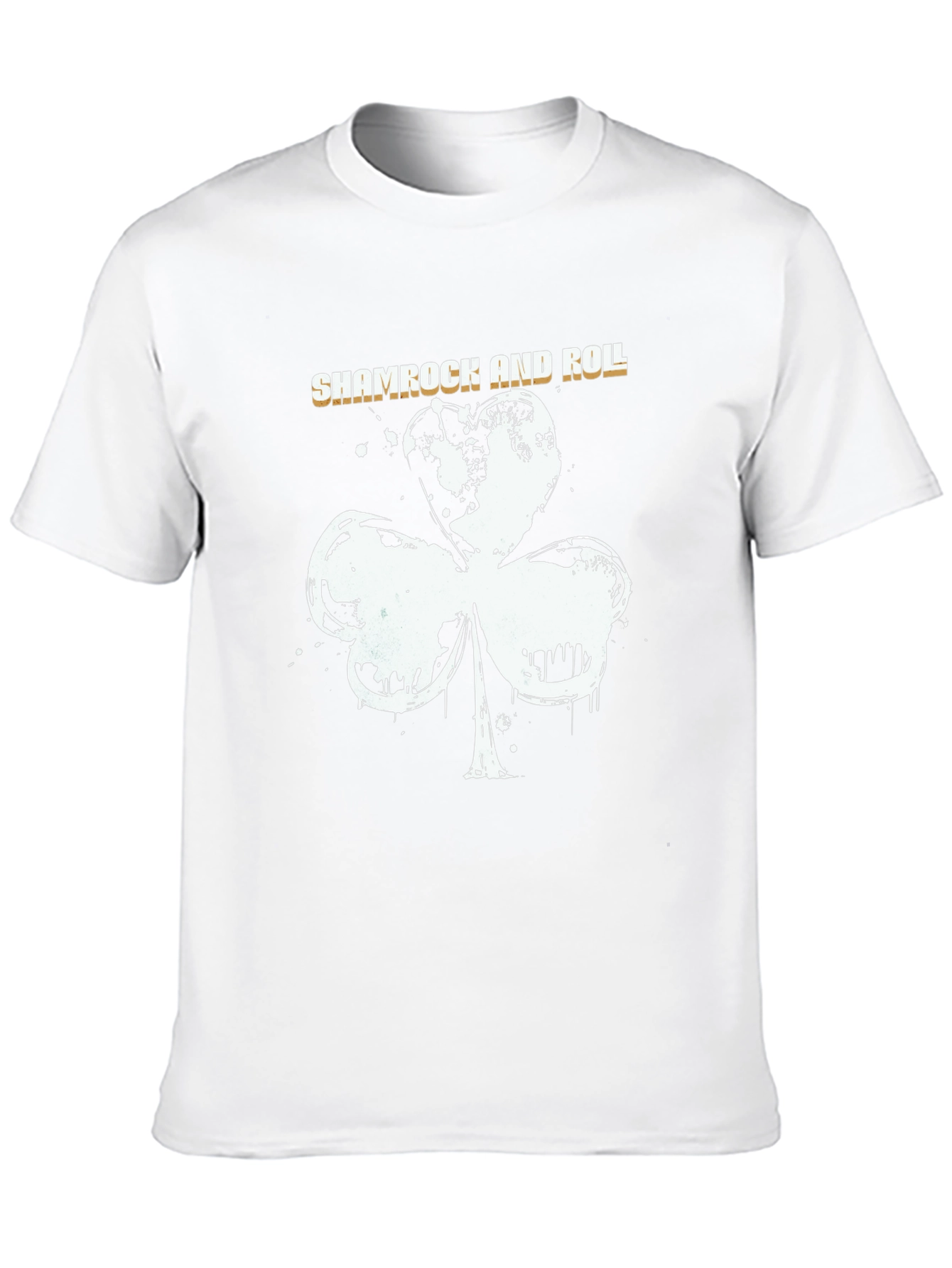 Shamrock and Roll Black T-Shirt