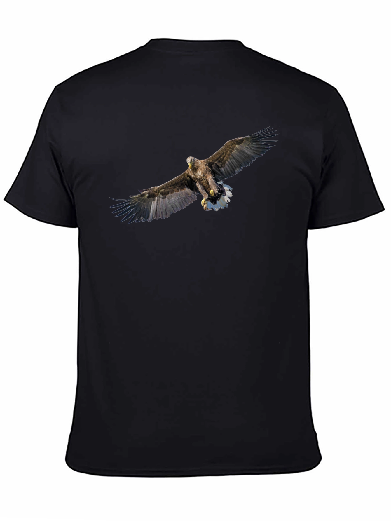 Eagle Graphic Black T-Shirt for Men