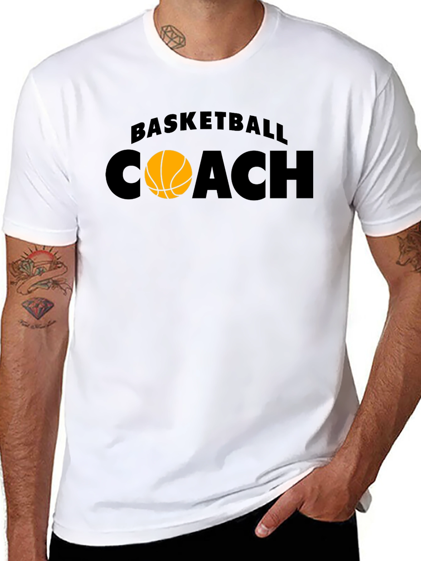 Basketball Coach Graphic T-Shirt