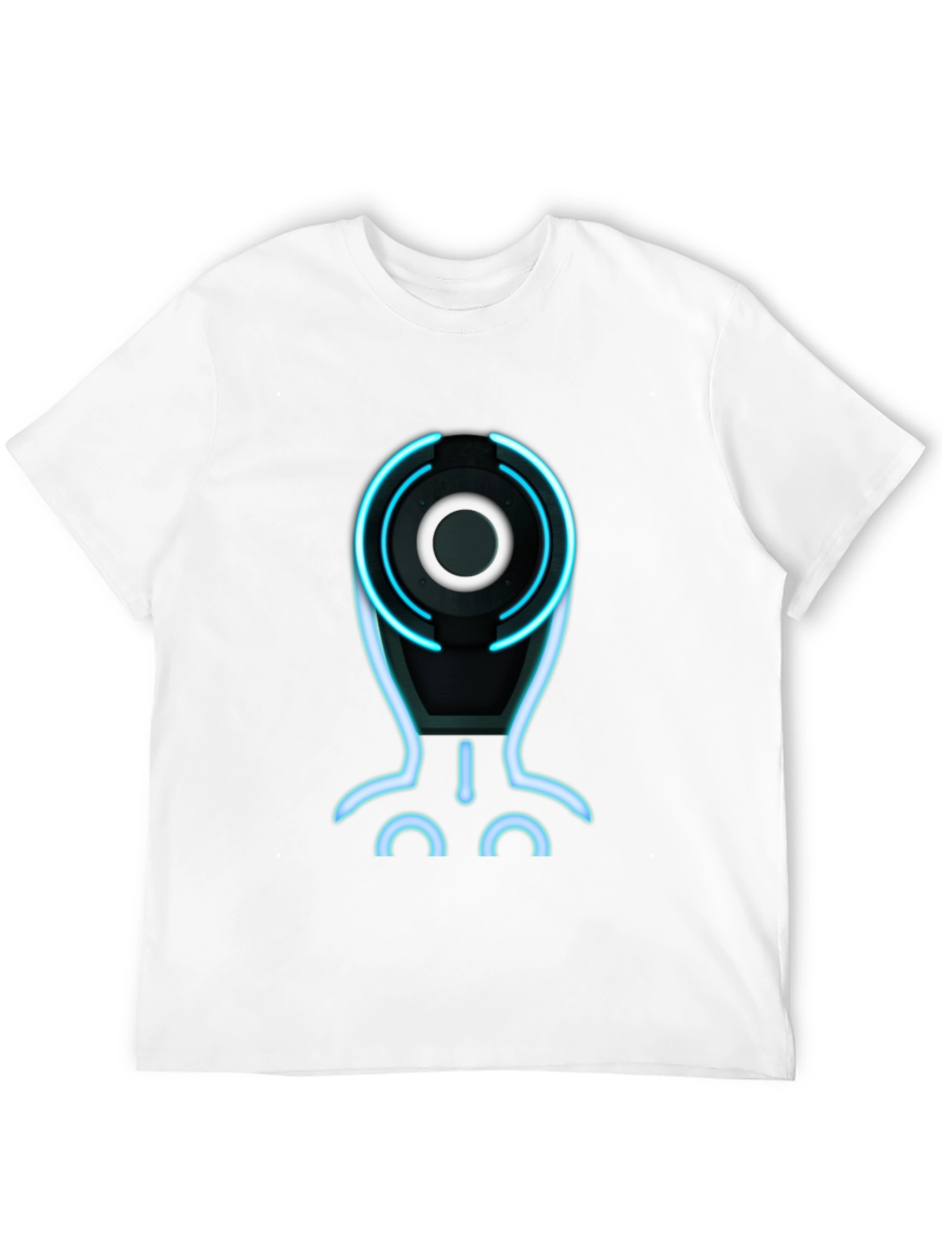 Tron Inspired Graphic Tee - Black