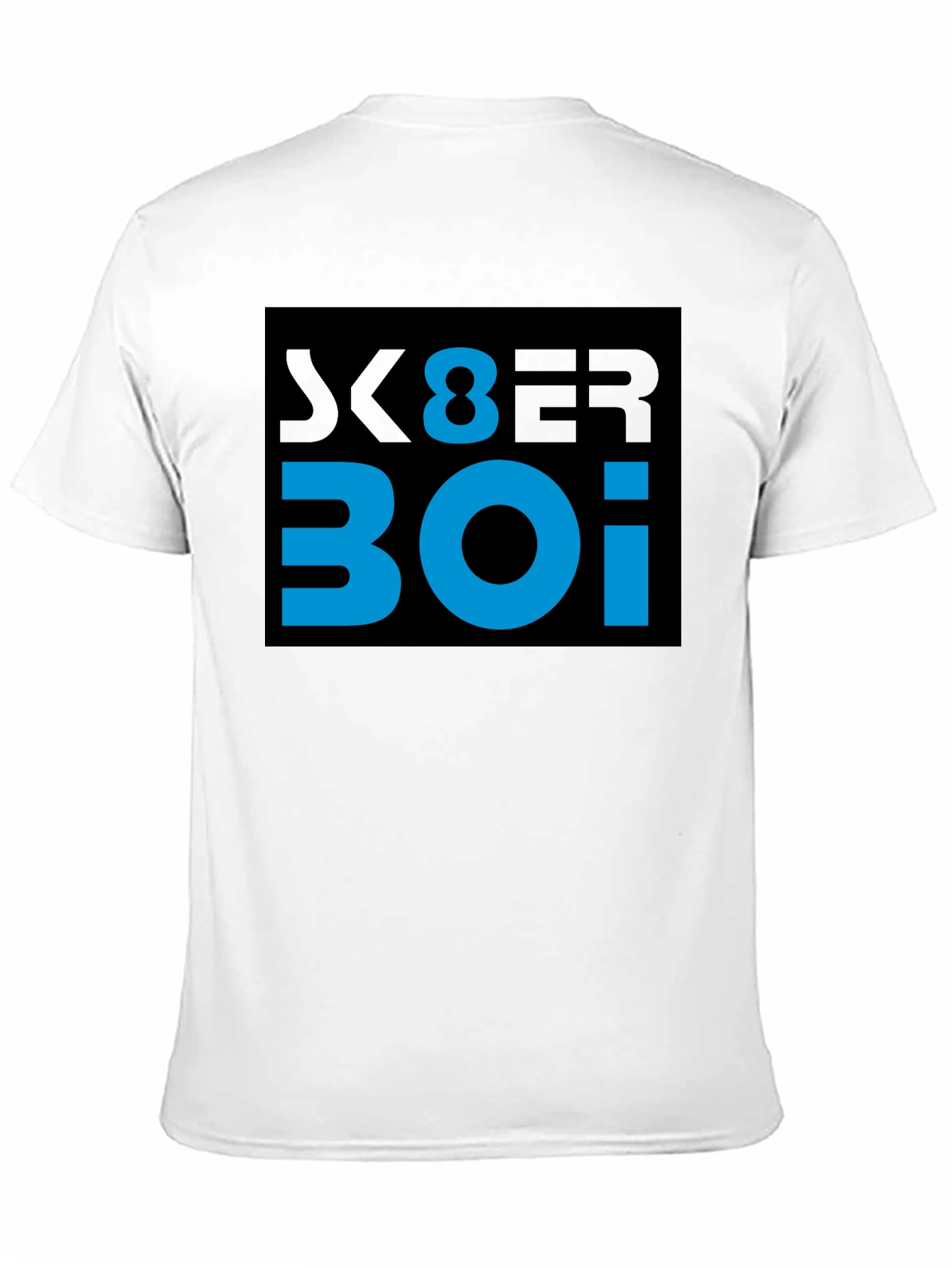 Cyber Boi Graphic Tee - Black Cotton T-Shirt