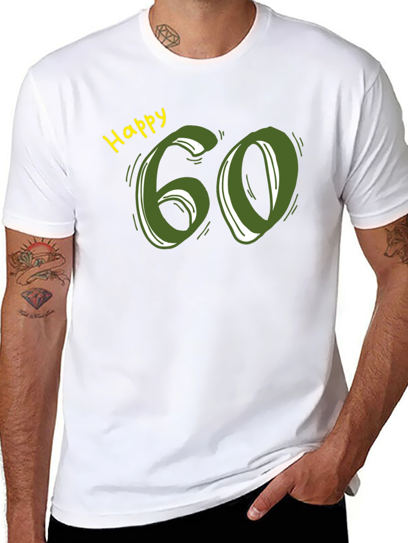 Happy 60th Birthday Graphic T-Shirt