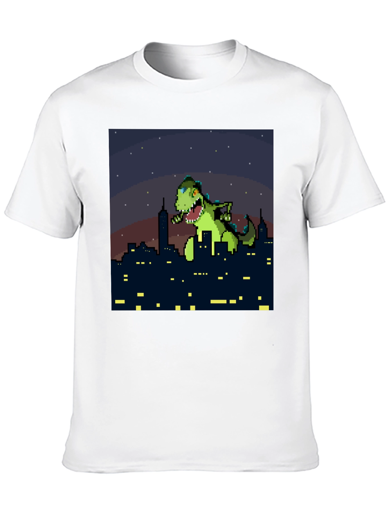 Pixel Dinosaur City T-Shirt