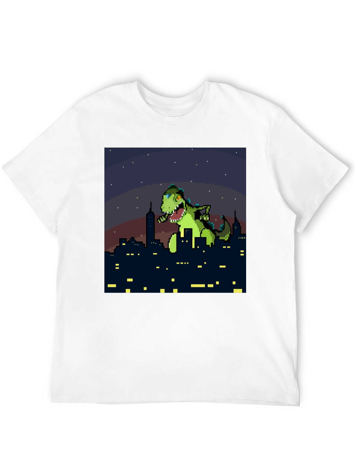Pixel Dinosaur City T-Shirt