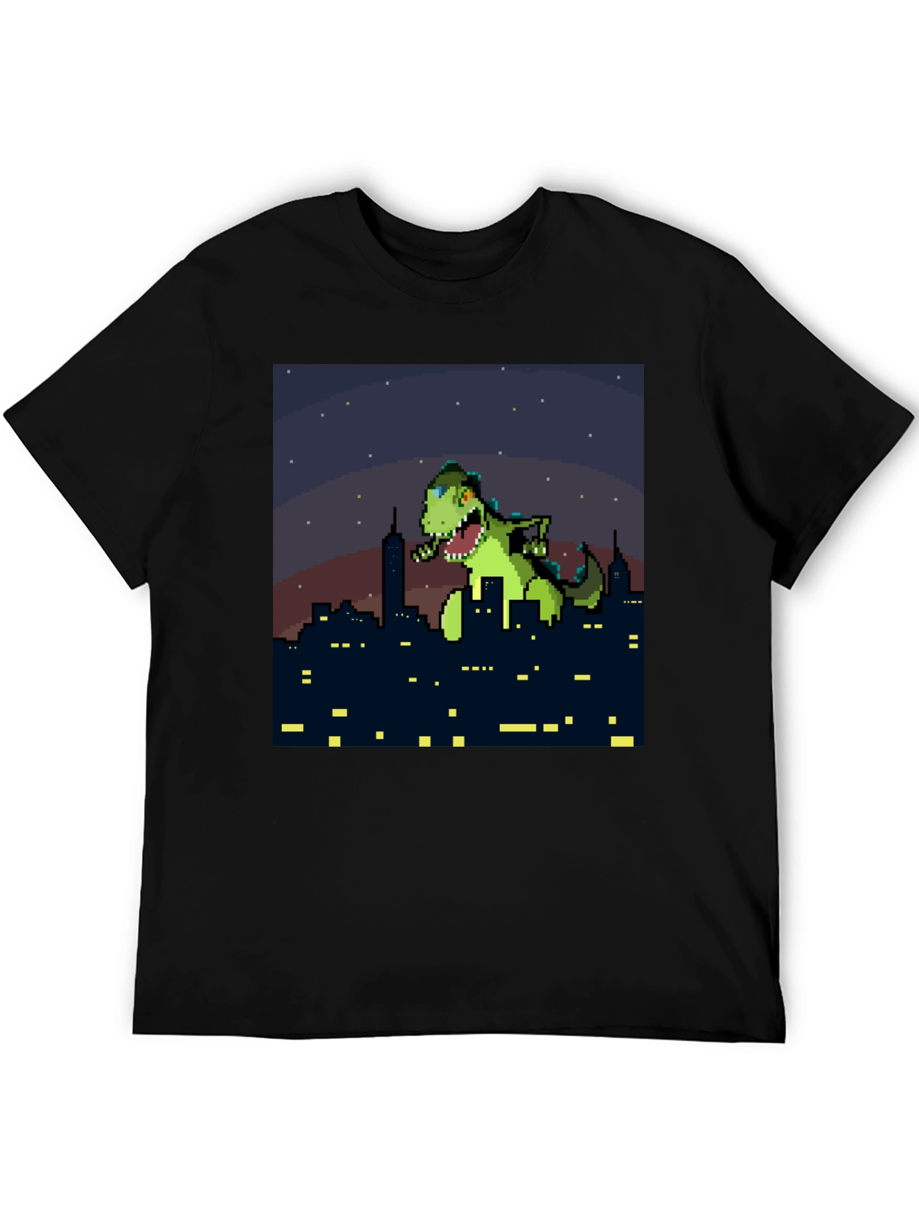 Pixel Dinosaur City T-Shirt