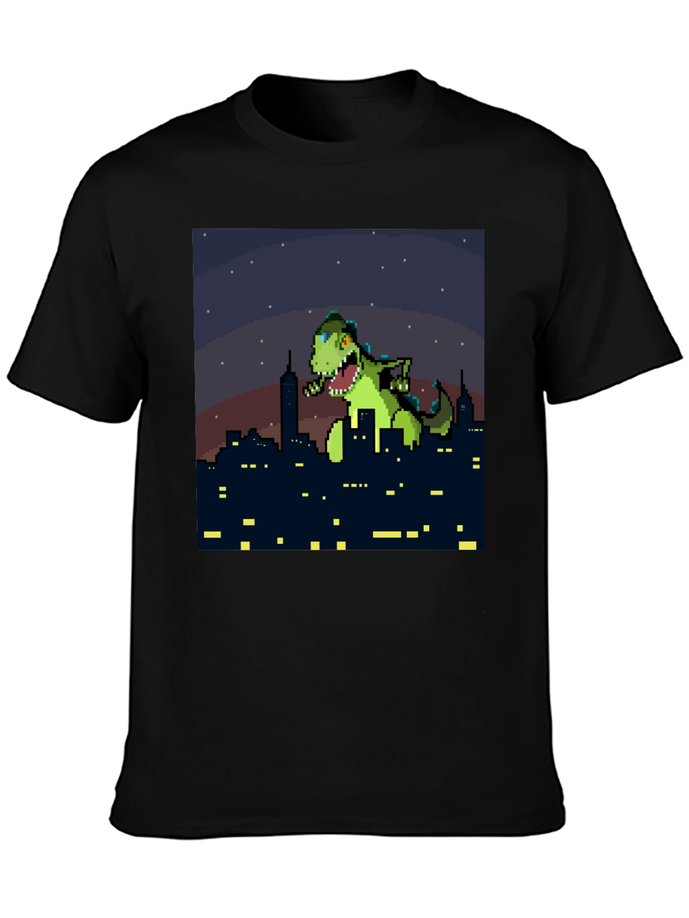Pixel Dinosaur City T-Shirt