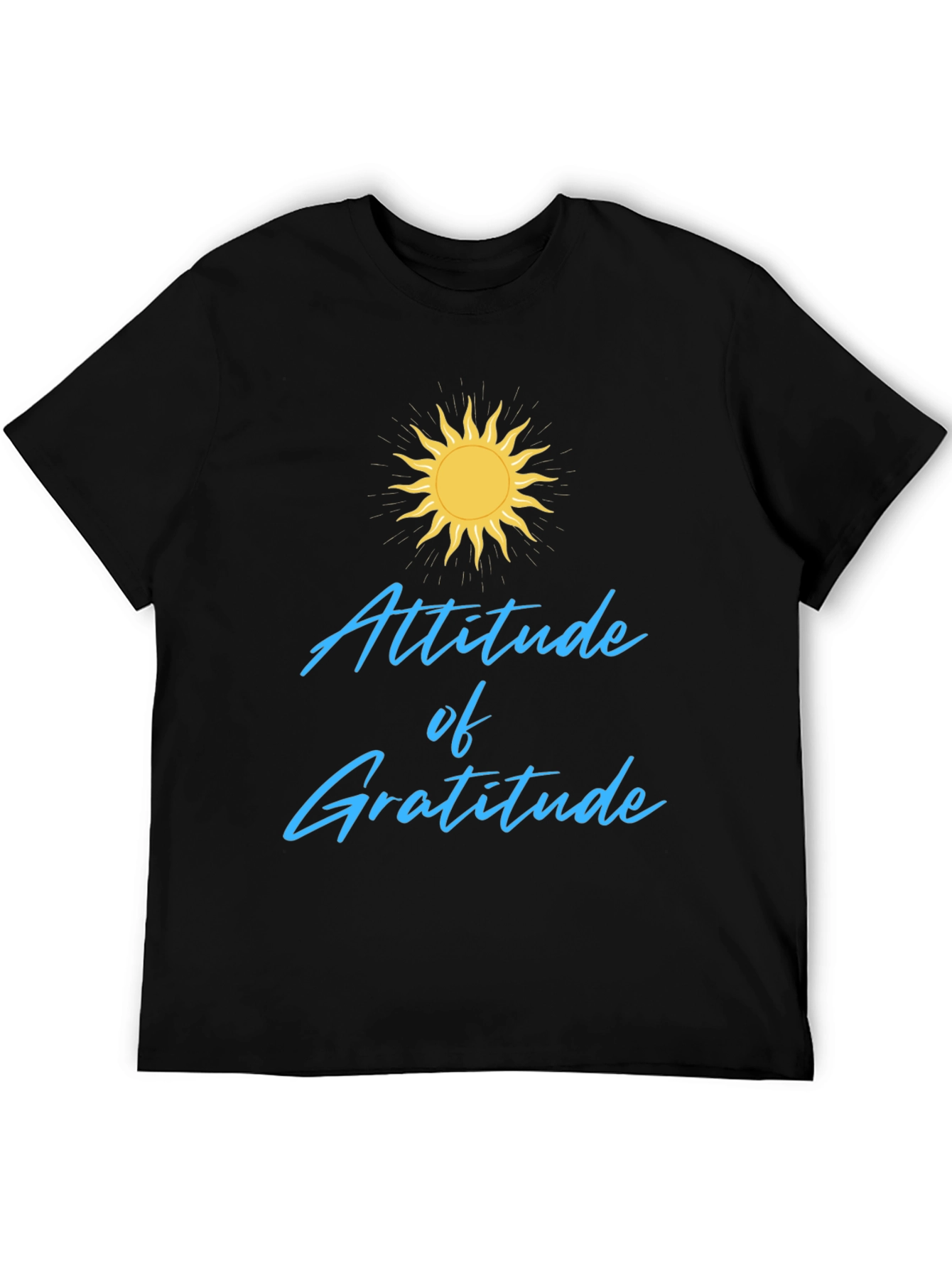Attitude of Gratitude Black T-Shirt