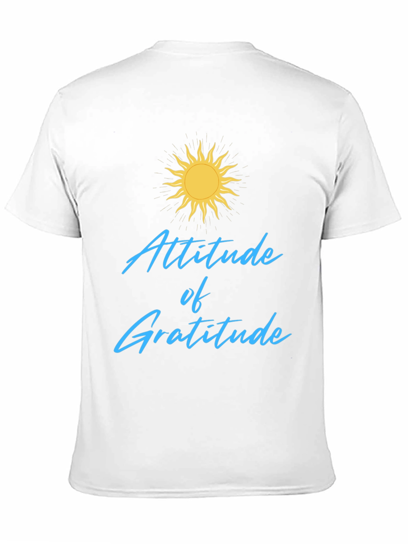 Attitude of Gratitude Black T-Shirt