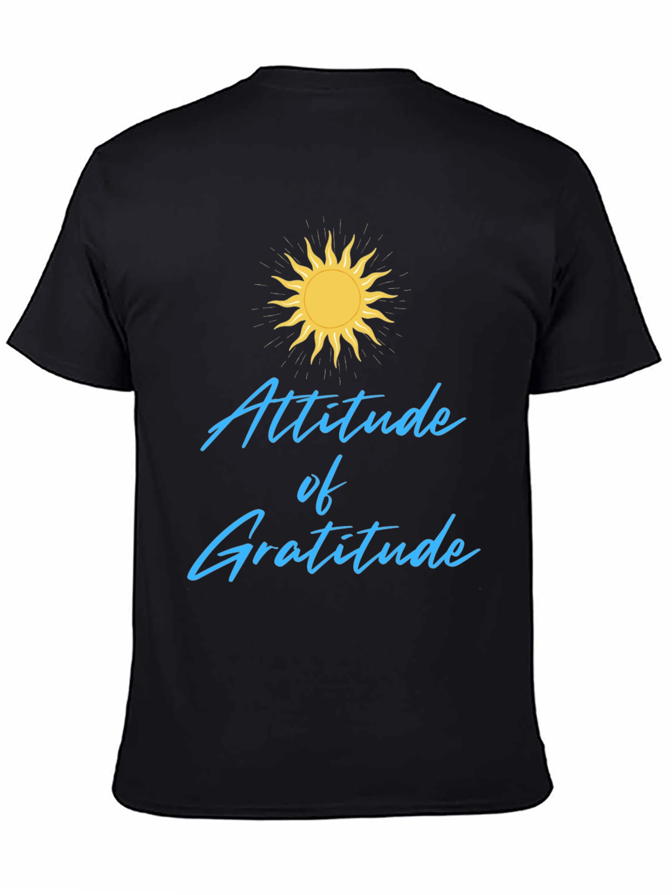 Attitude of Gratitude Black T-Shirt