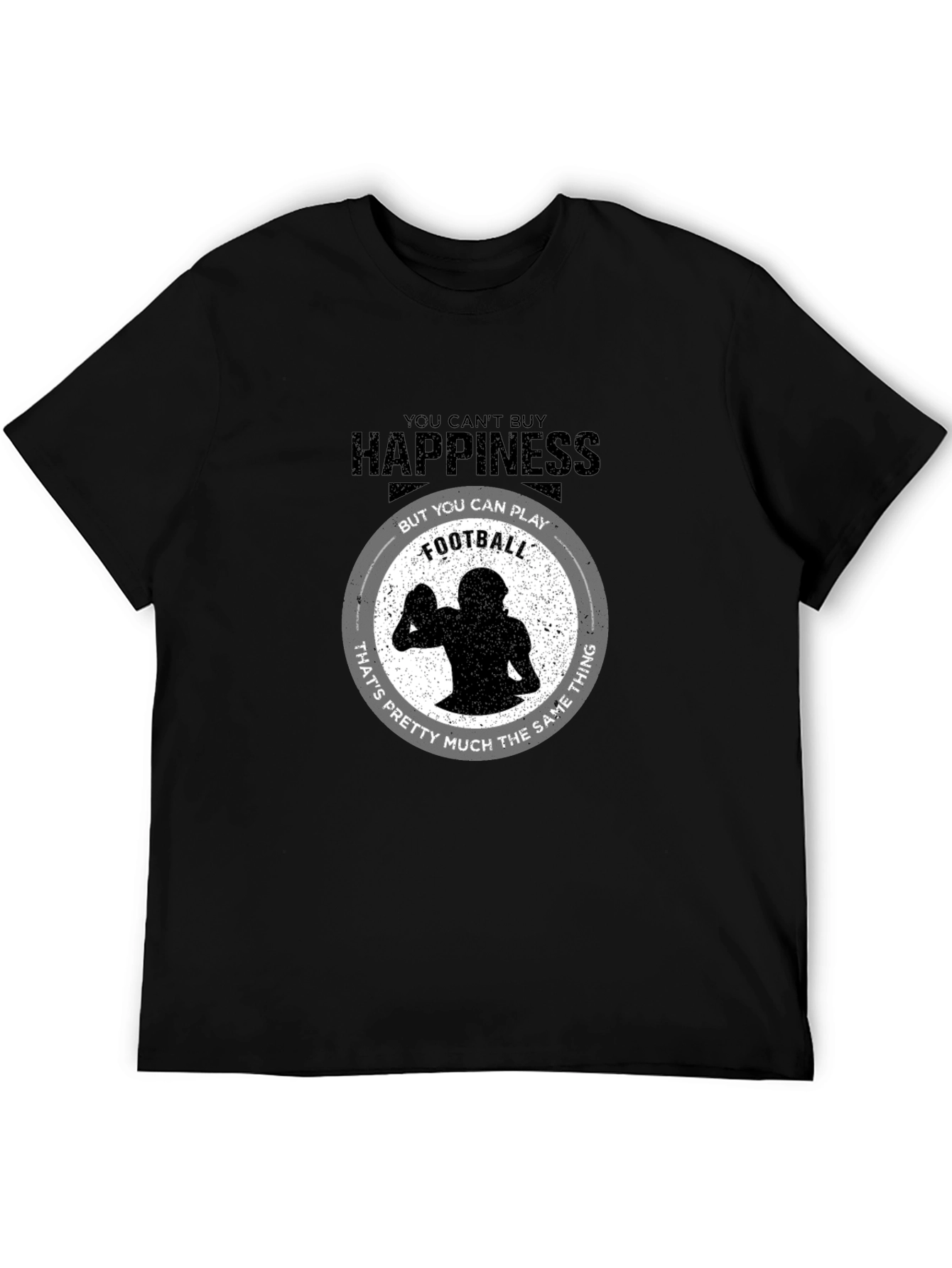 Happiness Football T-Shirt - Play Your Way to Joy!
