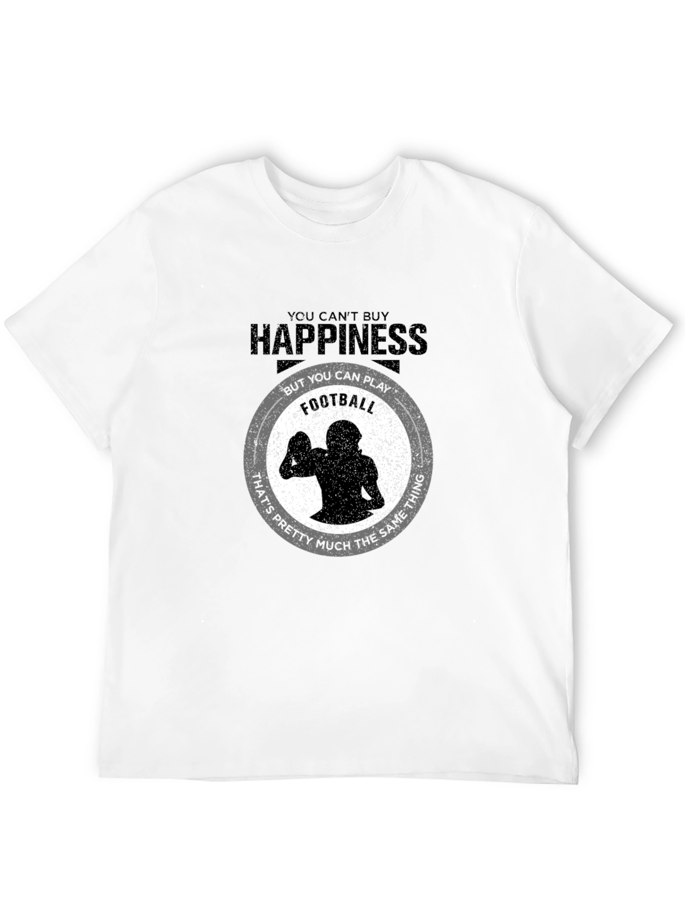 Happiness Football T-Shirt - Play Your Way to Joy!