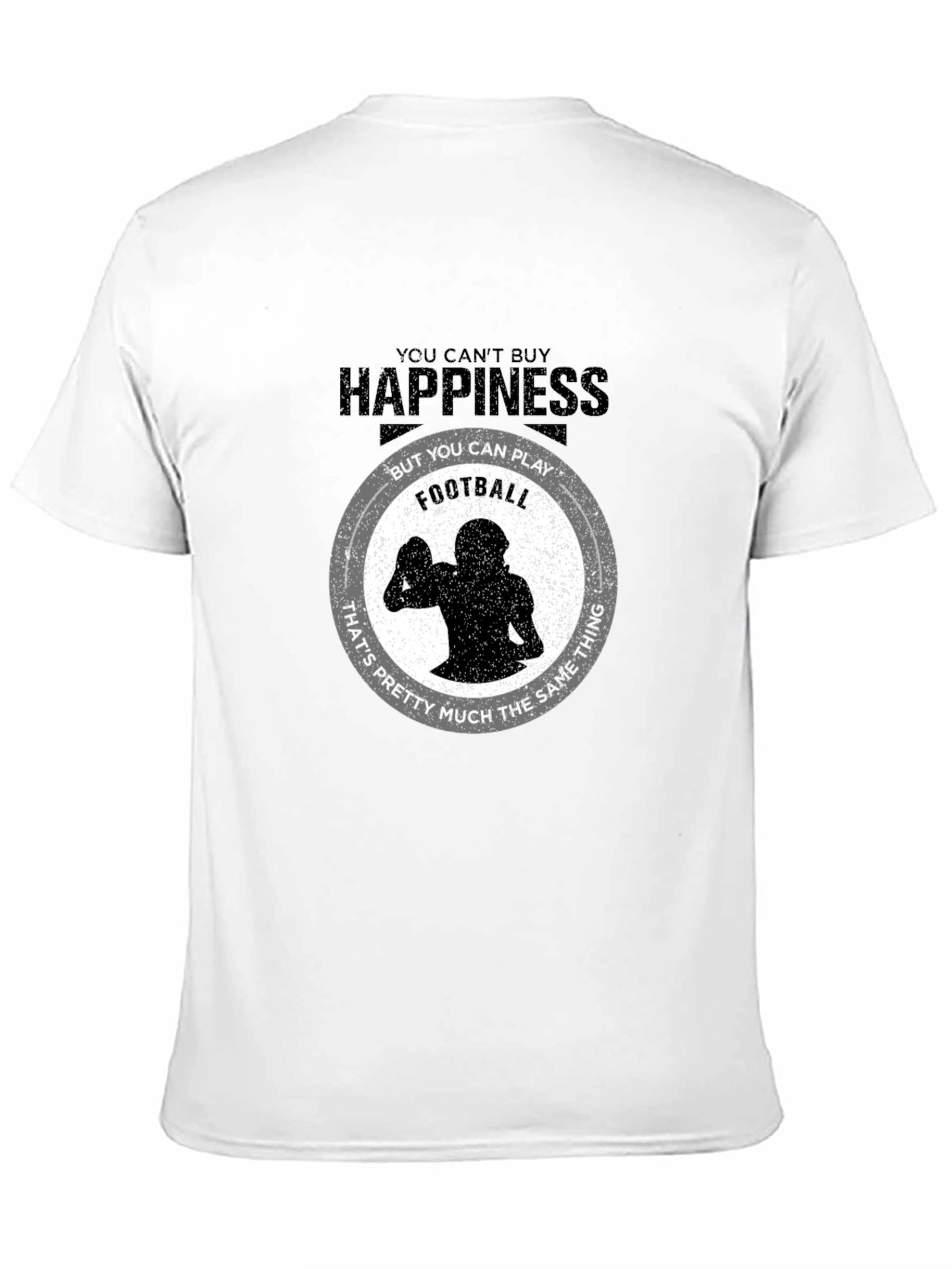 Happiness Football T-Shirt - Play Your Way to Joy!