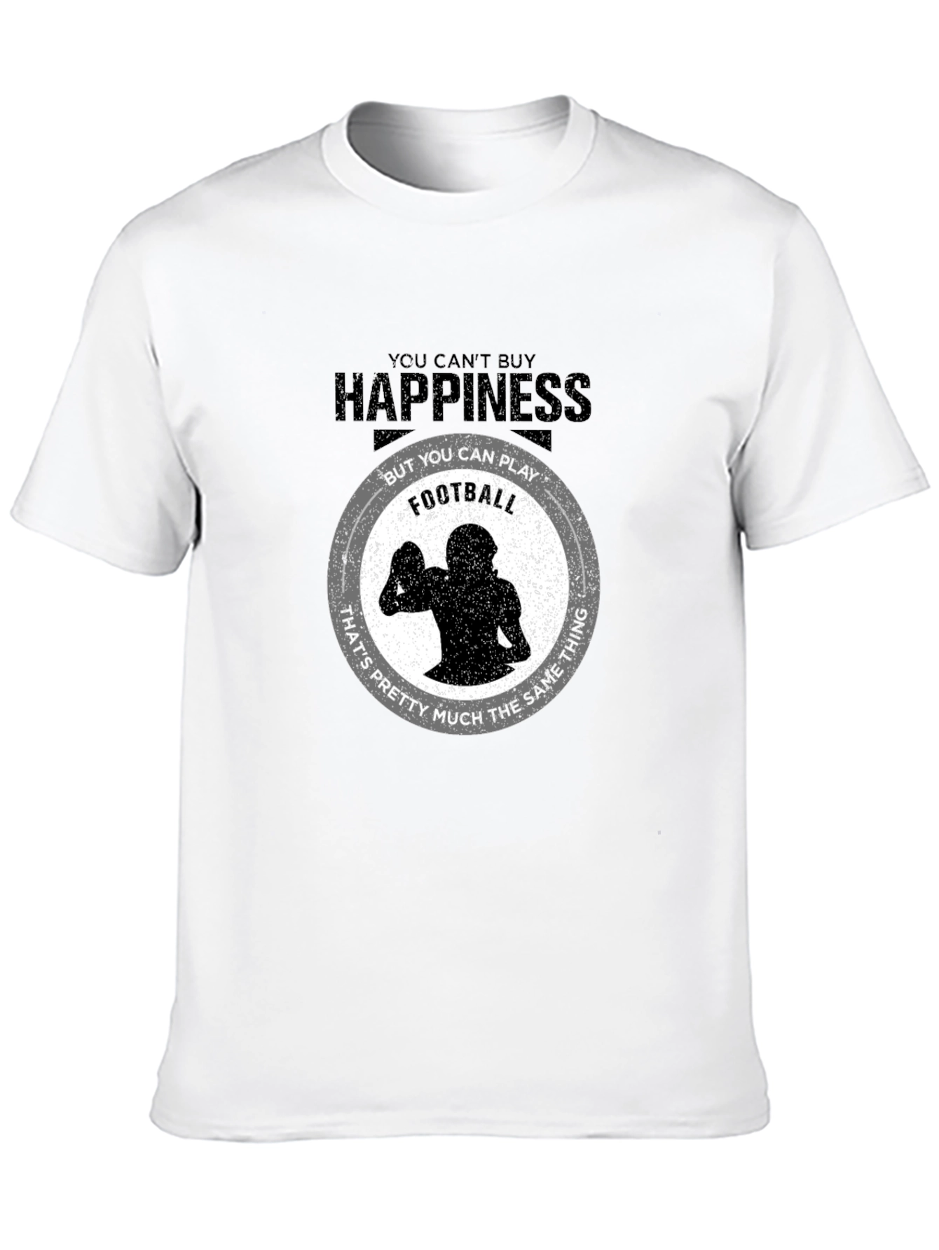 Happiness Football T-Shirt - Play Your Way to Joy!