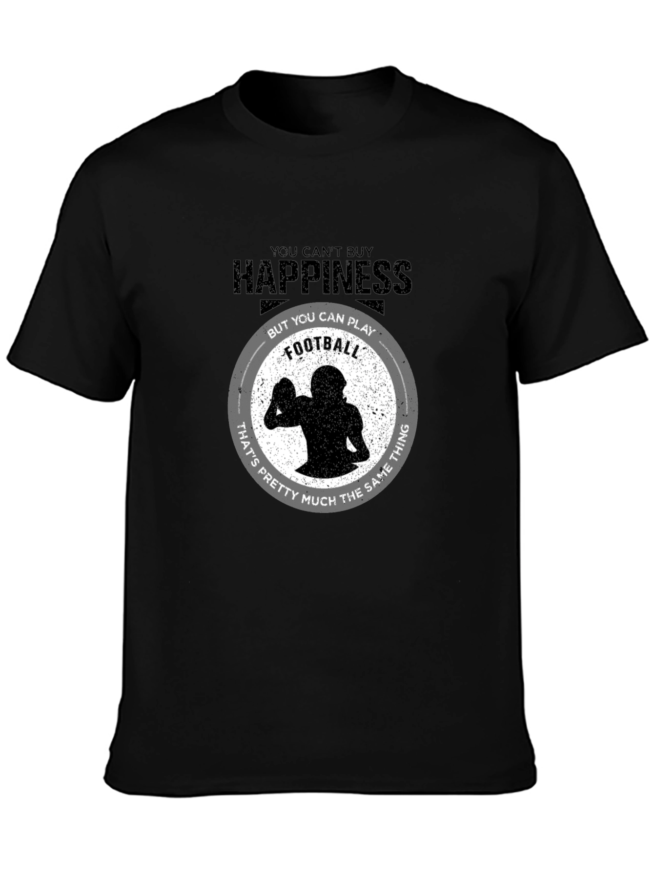 Happiness Football T-Shirt - Play Your Way to Joy!