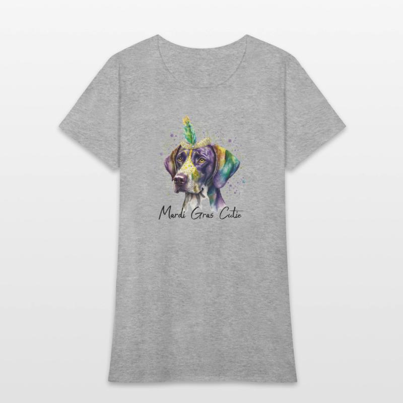 Mardi Gras Cutie English Pointer
