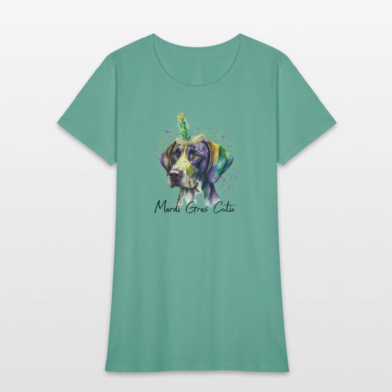 Mardi Gras Cutie English Pointer