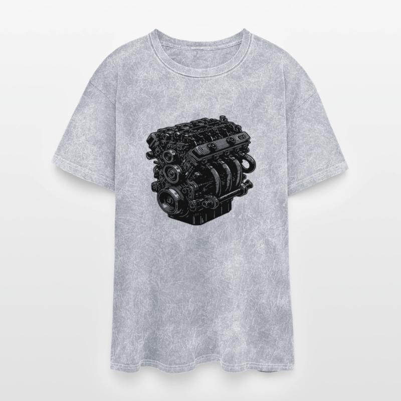 Mechanic Cylinder Engine Block Displacement Fan