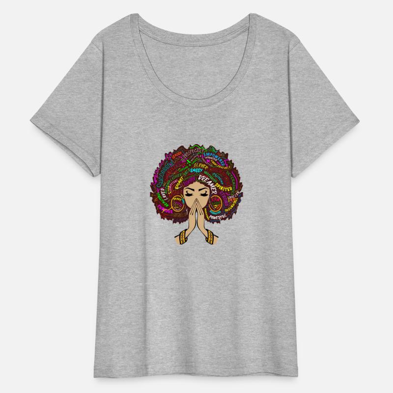 Melanin Words Afro Natural Hair Black Queen