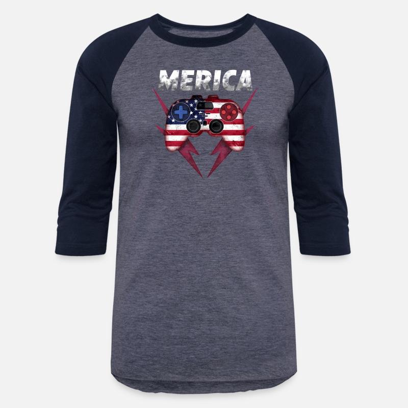 Merica Usa American Flag Video Game 4th Of July Ga