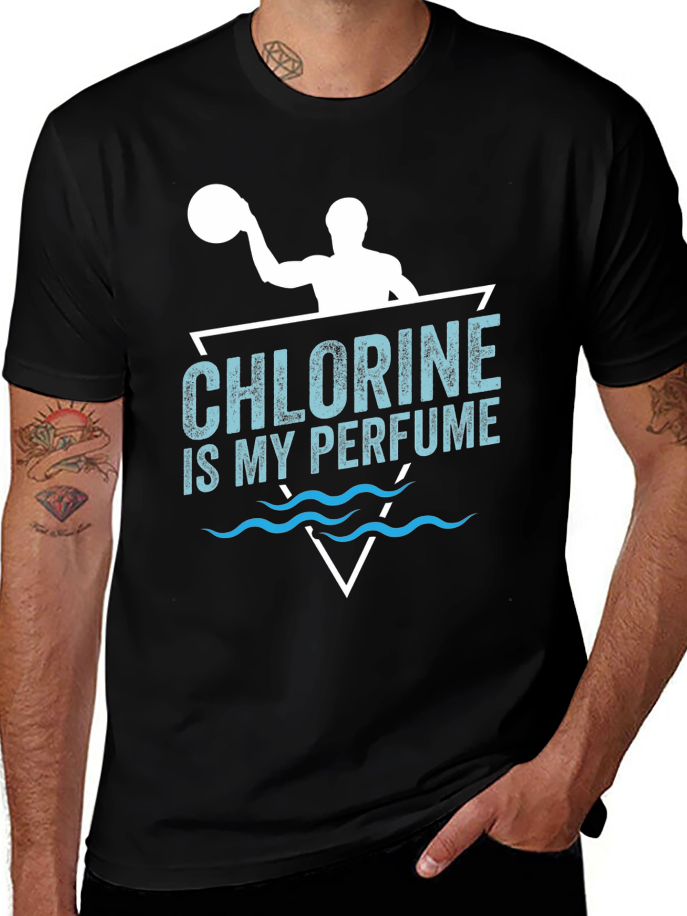 Chlorine Is My Perfume Water Polo T-Shirt
