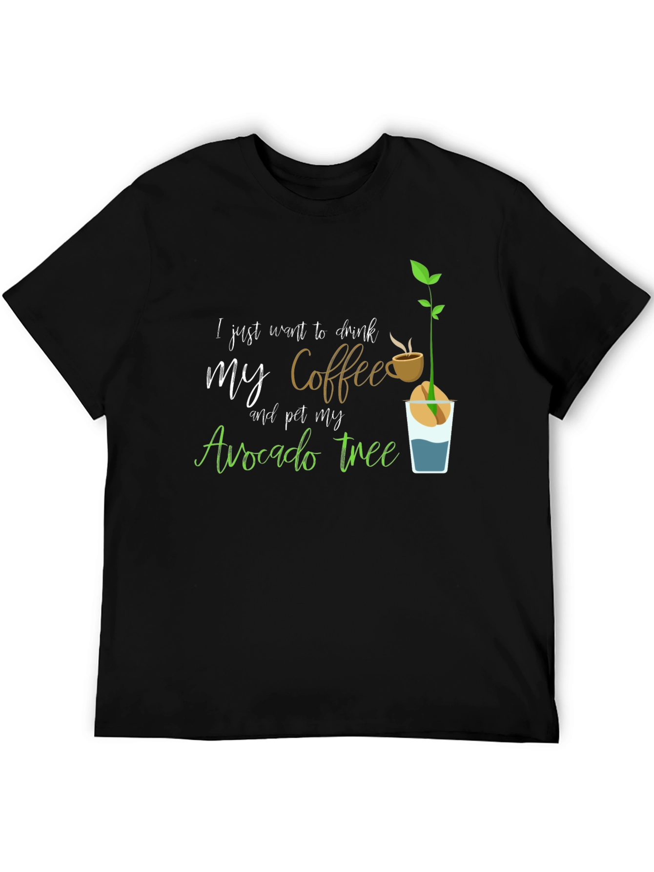 Coffee & Avocado Tree Graphic Tee