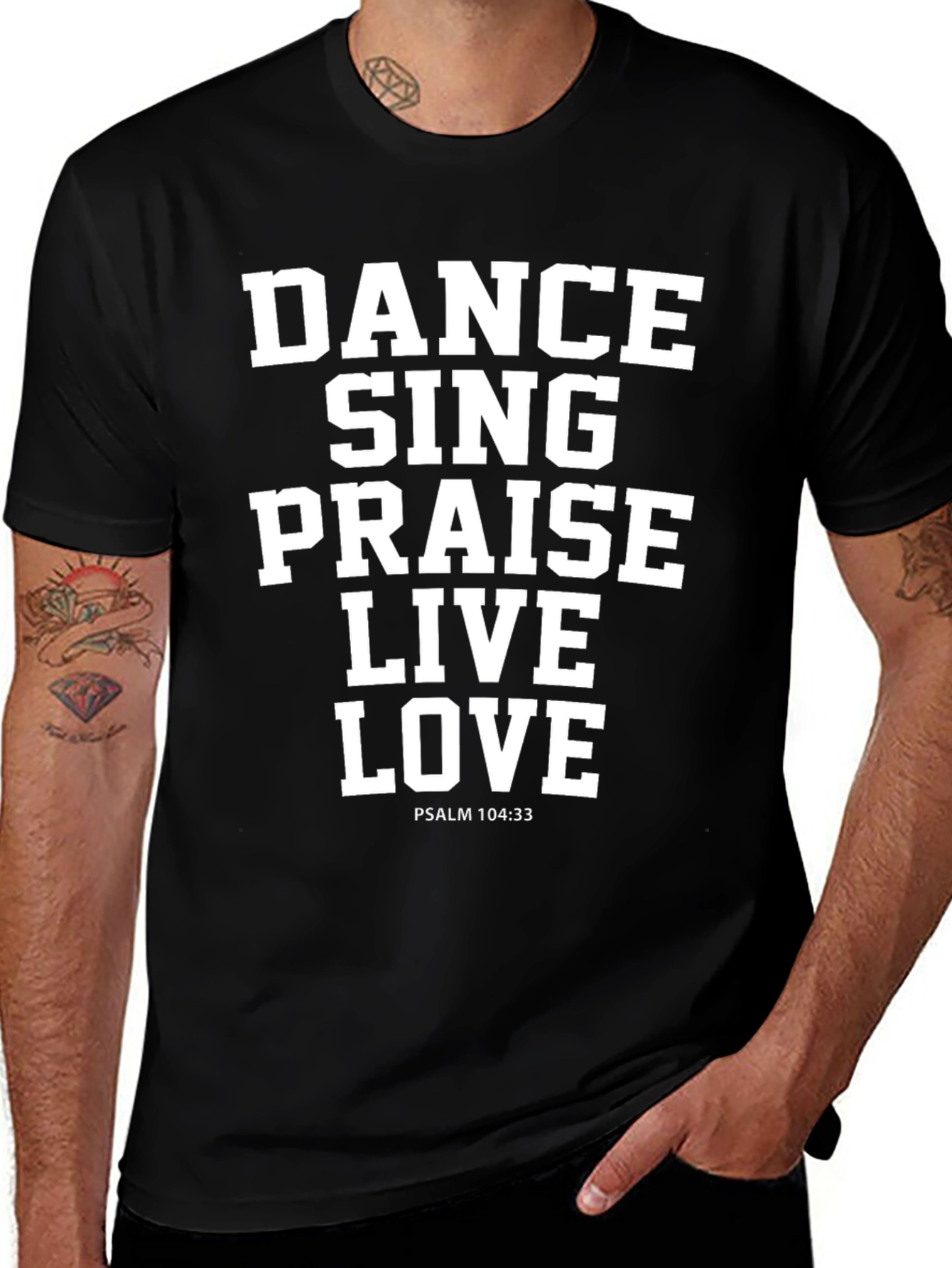 Faith-Inspired Dance Sing Praise Graphic Tee