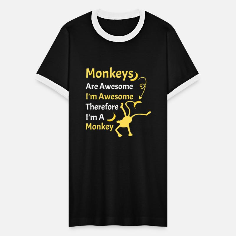 Monkeys Are Awesome – Funny Monkey Lover Design