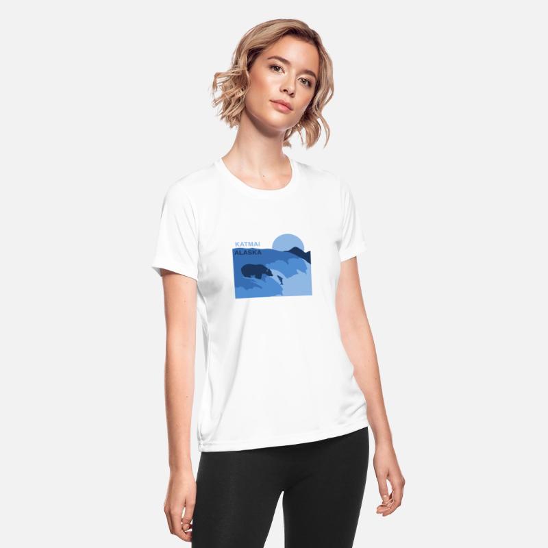 Monochrome Katmai Bear print