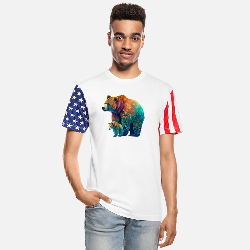 Mother Bear and Cub Sublimation Graphic Wild 1