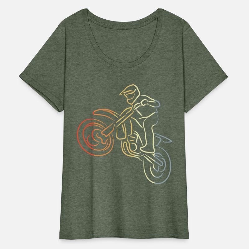 Motocross One Line Drawing