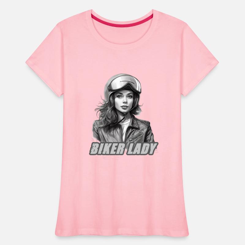 Motorcyclist Woman Motorbike for a Motorcyclist
