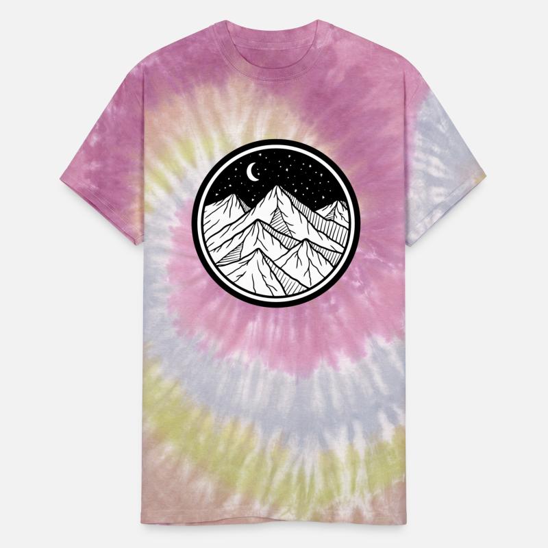 mountains - starry sky