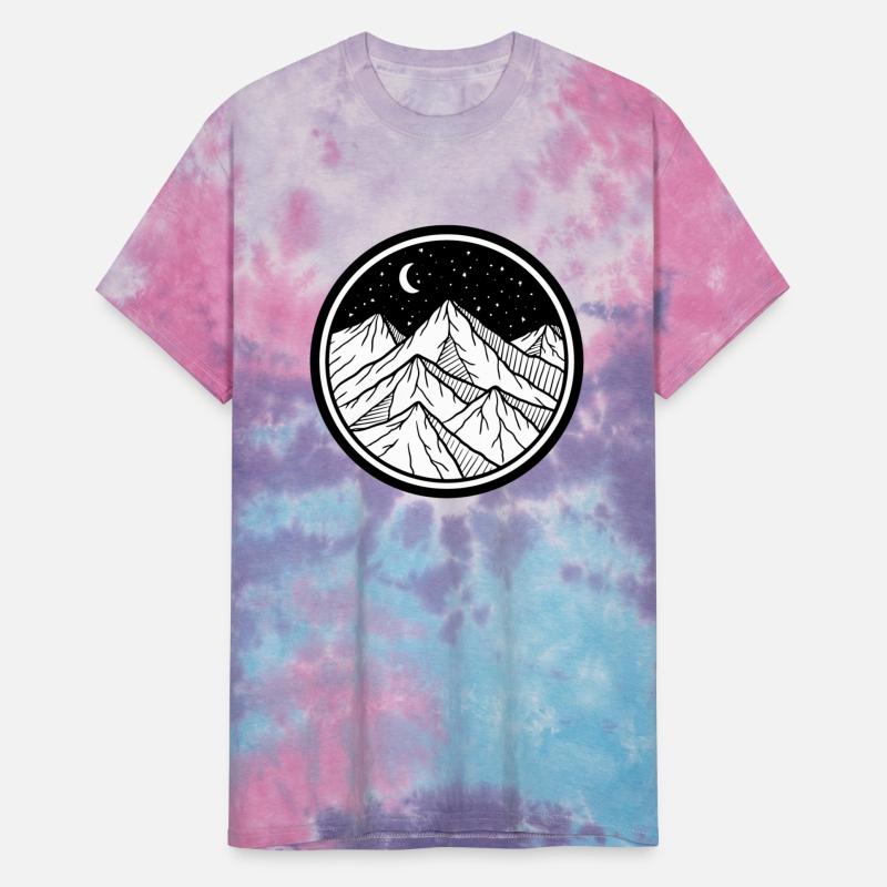 mountains - starry sky