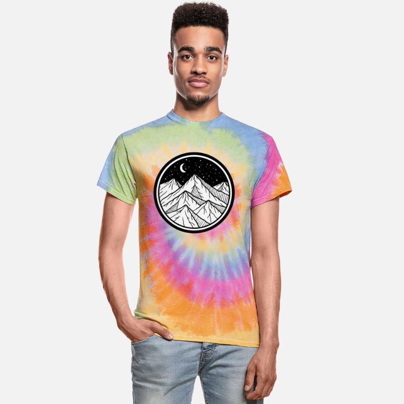mountains - starry sky