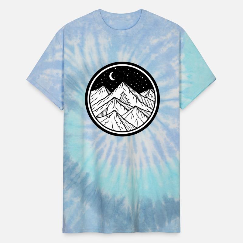 mountains - starry sky