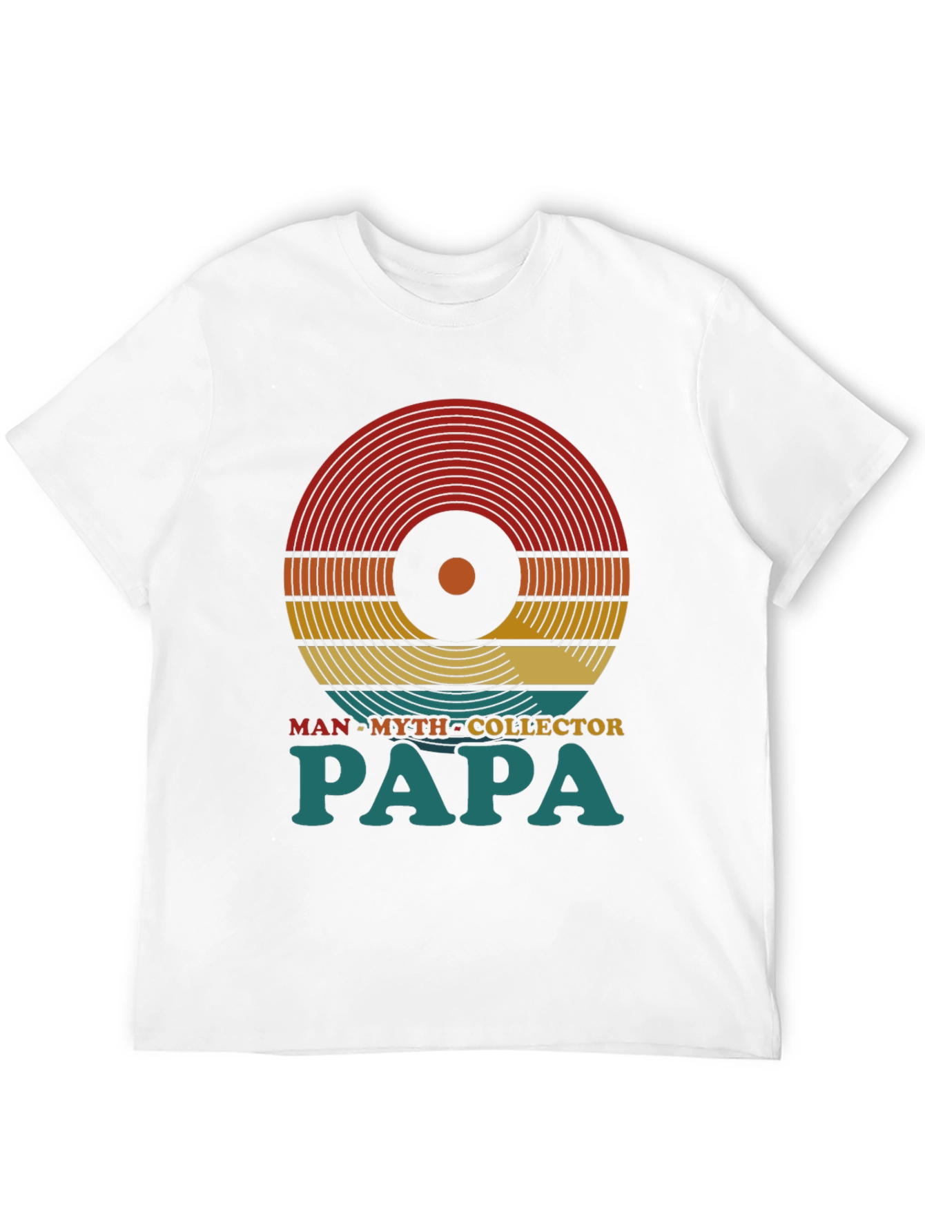 Retro Papa Vinyl Collector T-Shirt