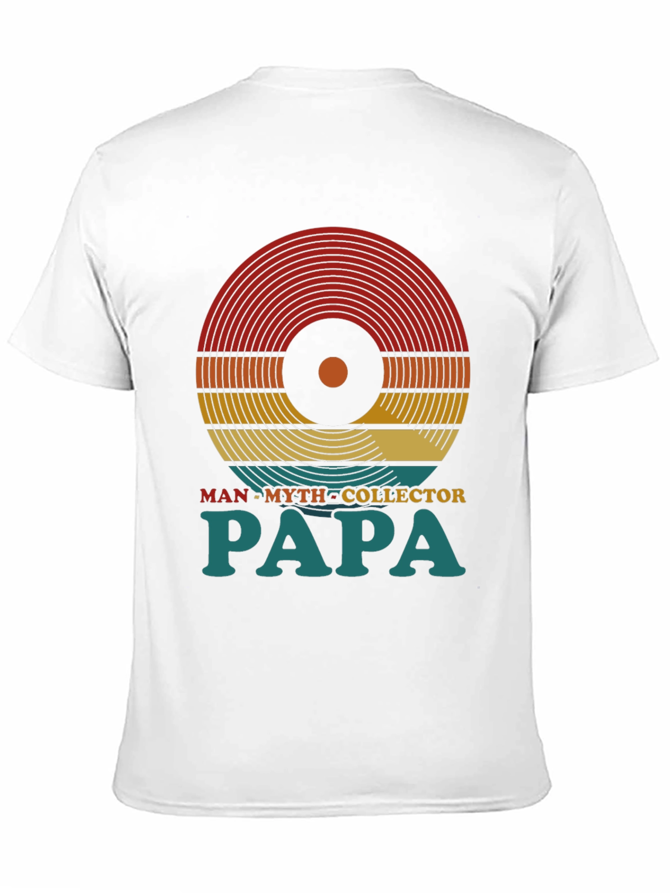 Retro Papa Vinyl Collector T-Shirt