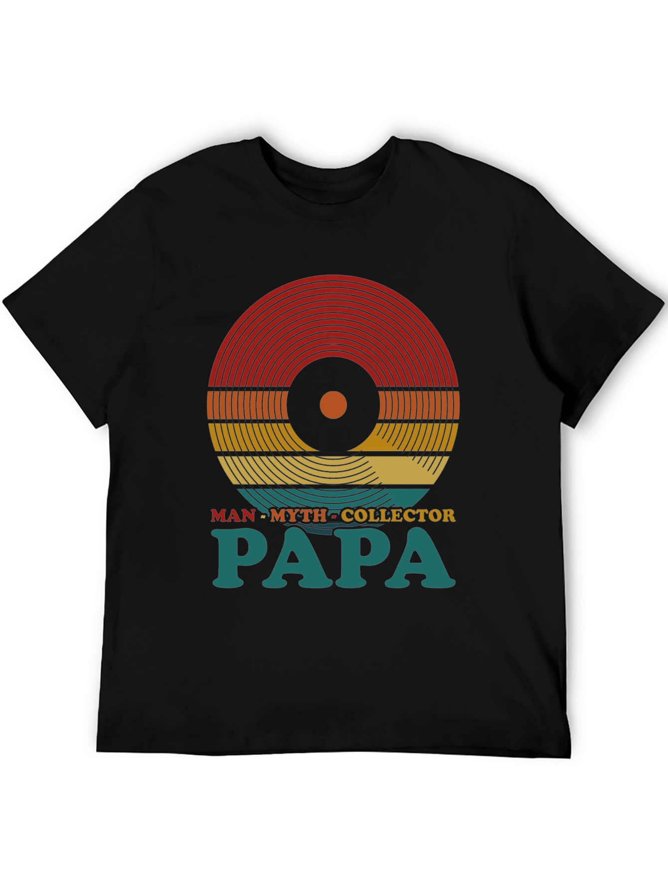 Retro Papa Vinyl Collector T-Shirt