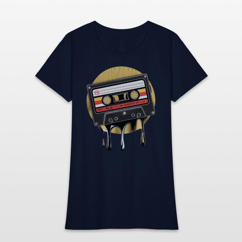 Music Shirt, 80's Cassette Tape , Vintage Cassette
