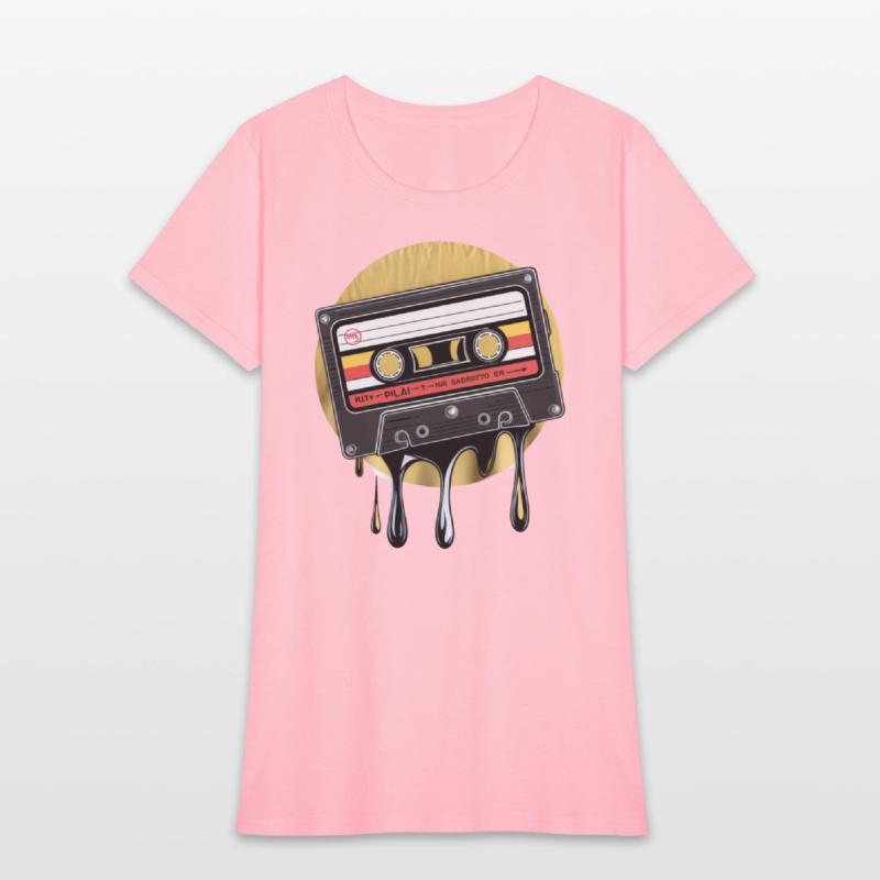 Music Shirt, 80's Cassette Tape , Vintage Cassette