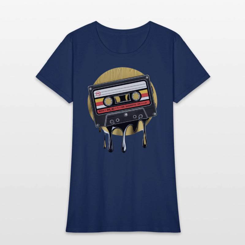 Music Shirt, 80's Cassette Tape , Vintage Cassette