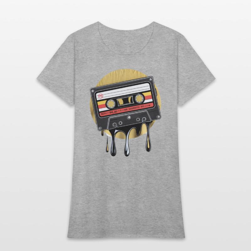 Music Shirt, 80's Cassette Tape , Vintage Cassette