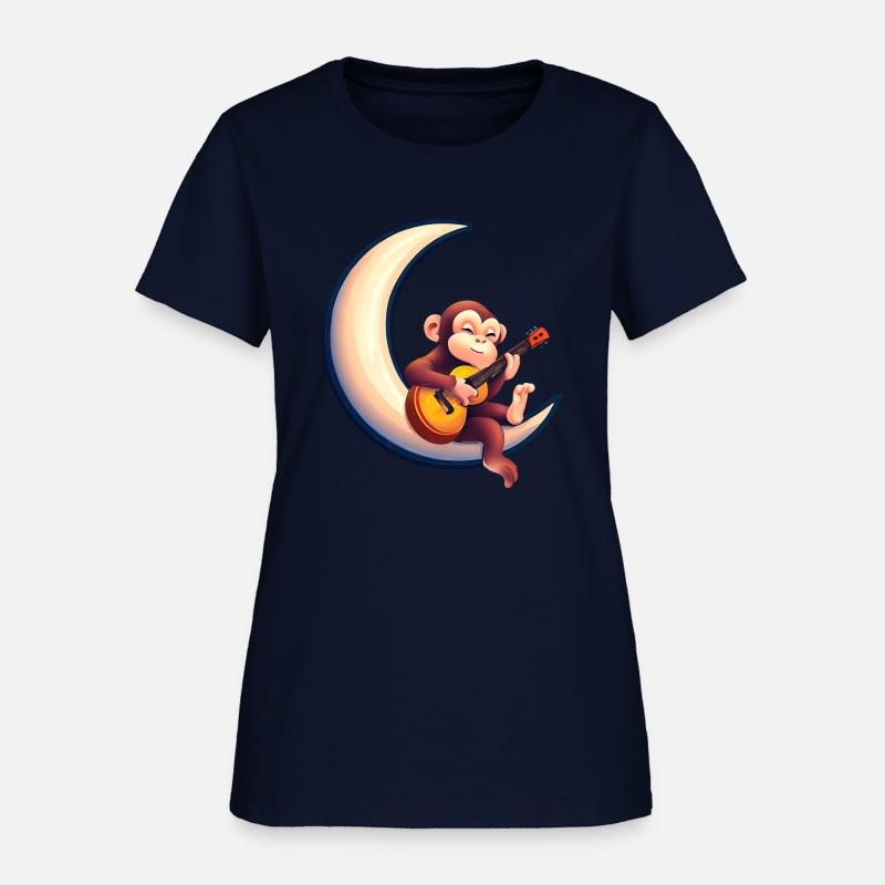 Musical monkey in the crescent