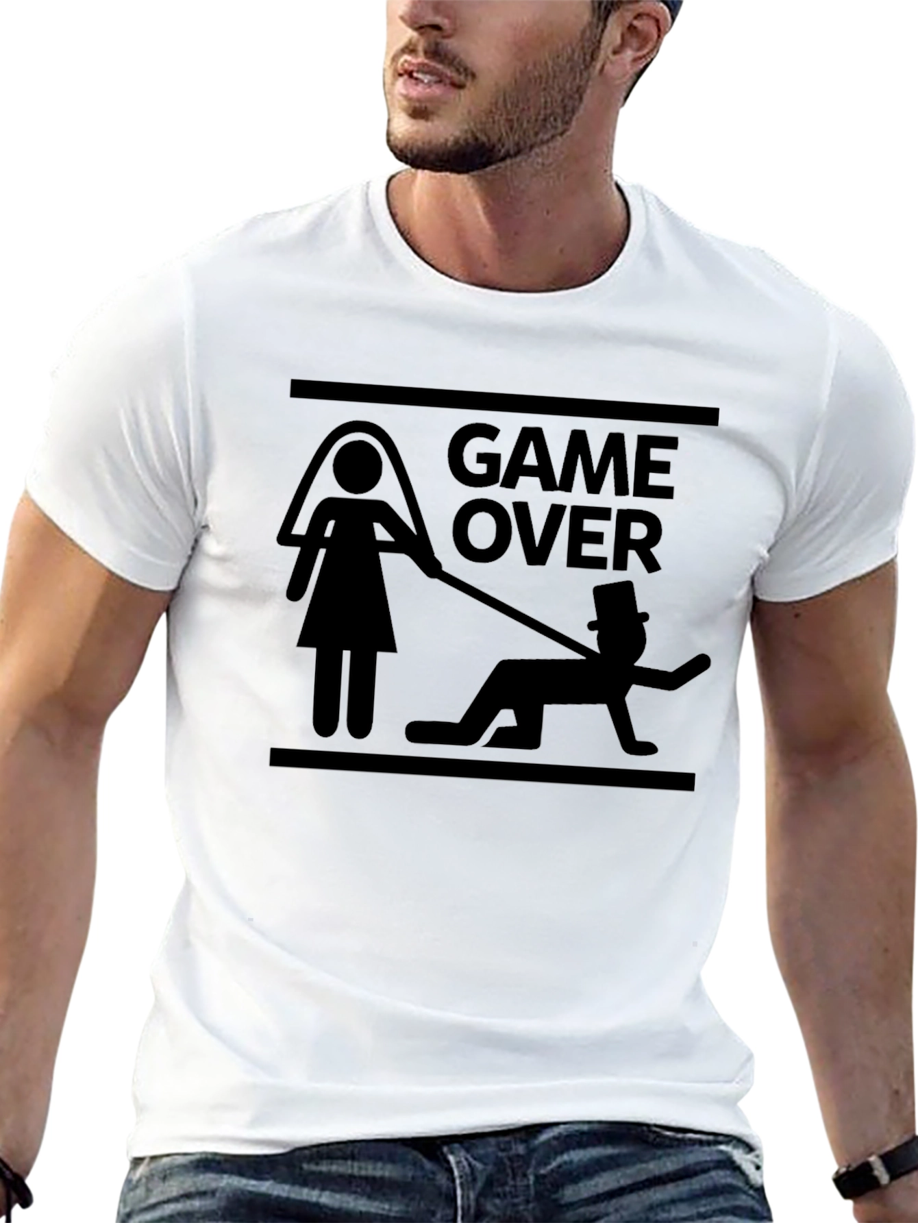 Game Over Groom Crew T-Shirt Bachelor Party